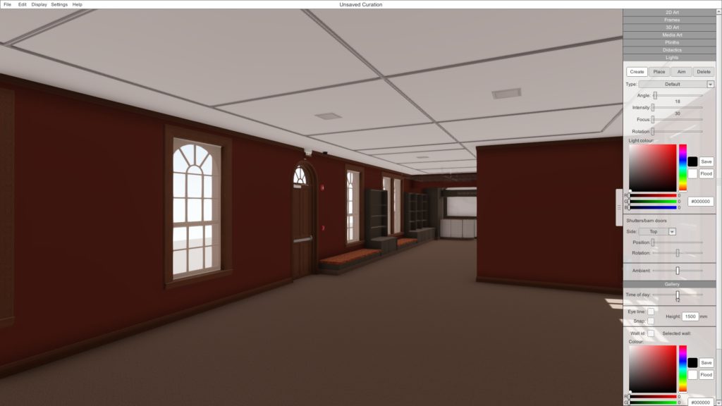 Ortelia Curator 1.6 environment screenshot