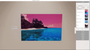Artwork manual resizing