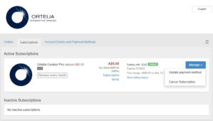 Managing Subscription payments