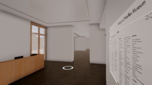 Georgia O'keeffe Museum reception view